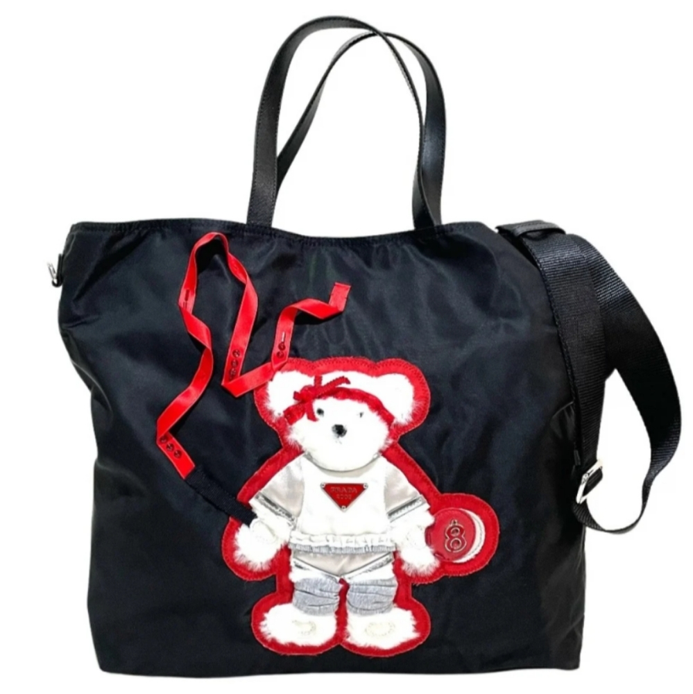 Prada: Olympics Limited Edition Bear Logo Tote Bag *RARE* - Picture 6 of 16